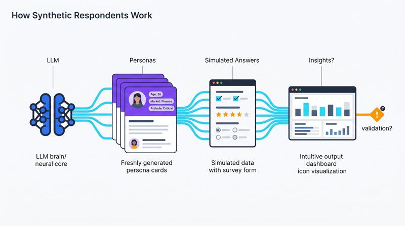  Synthetic respondents | how AI-generated personas simulate survey answers | Research and Metric
