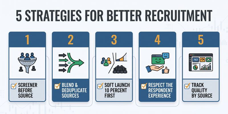 Respondent recruitment strategies and best practices checklist | Research and Metric