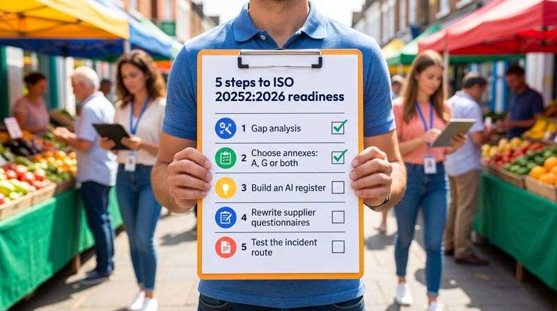 Data collection standards - five step readiness checklist for ISO 20252:2026 | Research and Metric